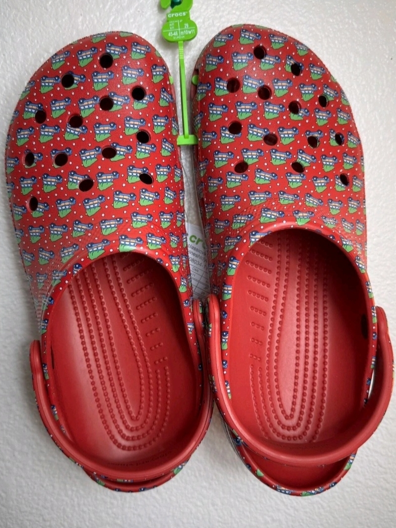 Men Rare Holiday Vineyard Vines Crocs Classic Clog X Whale Jibbitz 13m